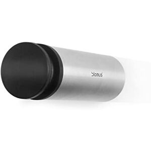 blomus 8 cm Stainless Steel/Plastic Entra Wall Mounted Door Stop, Silver/Black blomus 8 cm Stainless Steel/Plastic Entra Wall Mounted Door Stop, Silver/Black