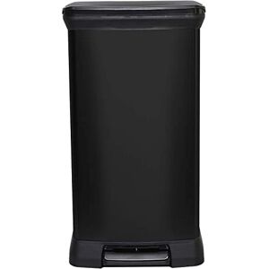 CURVER Kitchen Bin, Plastic, Black, 39 x 29 x 72 cm CURVER Kitchen Bin, Plastic, Black, 39 x 29 x 72 cm