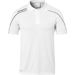 uhlsport Stream 22 Polo Shirt White/Black, 2X-Large uhlsport Stream 22 Polo Shirt White/Black, 2X-Large