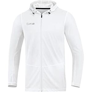 JAKO Men's Run 2.0 Hooded Jacket, White, XXX-Large JAKO Men's Run 2.0 Hooded Jacket, White, XXX-Large
