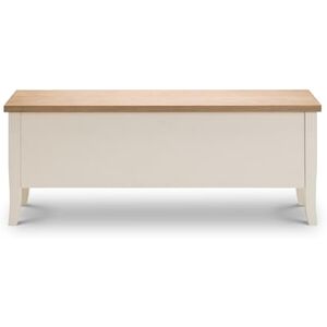 Julian Bowen Davenport Storage Bench, Oak/Ivory Julian Bowen Davenport Storage Bench, Oak/Ivory