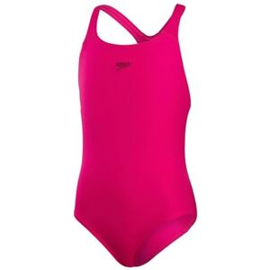 Speedo Girls Endurance+ Medalist Swimsuit Chlorine Resistance Comfort Fit Swimming Lessons Swim Holiday, Electric Pink, 9-10 Speedo Girls Endurance+ Medalist Swimsuit Chlorine Resistance Comfort Fit Swimming Lessons Swim Holiday, Electric Pink, 9-10