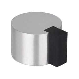 EVI Herrajes Adhesive Floor Door Stop Ø28x20mm Stainless Steel for Interior and Exterior Door Protector 04019328AM EVI Herrajes Adhesive Floor Door Stop Ø28x20mm Stainless Steel for Interior and Exterior Door Protector 04019328AM