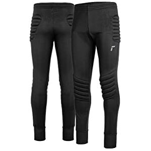 Reusch Men's Goalkeeping Training Trousers, Football Goalkeeper Trousers, Long, Padded for Adults Black/Silver Reusch Men's Goalkeeping Training Trousers, Football Goalkeeper Trousers, Long, Padded for Adults Black/Silver