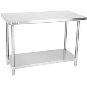 Stalwart DA-WTG750X1200 Commercial Work Table Stainless Steel Bottom Shelf 1200x750x900mm Stalwart DA-WTG750X1200 Commercial Work Table Stainless Steel Bottom Shelf 1200x750x900mm