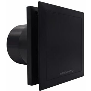 Airflow QT100 HT Bathroom Extractor Fan Ultra Quiet 25 dB, Energy Efficient 5W, Adjustable Humidity 60-90% RH, Two-Speed 21/25 l/s, Timer Control, IP45 Rated, Wall/Ceiling Mount, 3-Year Warranty Airflow QT100 HT Bathroom Extractor Fan Ultra Quiet 25 dB, Energy Efficient 5W, Adjustable Humidity 60-90% RH, Two-Speed 21/25 l/s, Timer Control, IP45 Rated, Wall/Ceiling Mount, 3-Year Warranty