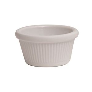 Genware NEV-S282-02 Ramekin Fluted, 81 mm x 36 mm, 3 oz., White Genware NEV-S282-02 Ramekin Fluted, 81 mm x 36 mm, 3 oz., White