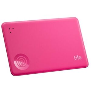 Tile by Life360 Slim Wallet Finder, Bluetooth Tracker and Item Locator for Luggage Tags, Passports and More. Both iOS and Android Compatible. Phone Finder. 1-Pack (Pink Punch) Tile by Life360 Slim Wallet Finder, Bluetooth Tracker and Item Locator for Luggage Tags, Passports and More. Both iOS and Android Compatible. Phone Finder. 1-Pack (Pink Punch)