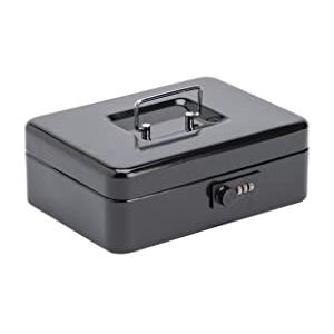 Burg-Wächter Sterling CB03CBK 10" Combination Lock Cash Box Black Burg-Wächter Sterling CB03CBK 10" Combination Lock Cash Box Black