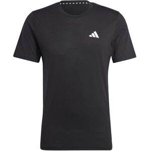 adidas Men's Train Essentials Feelready Training Tee, Black/White, L adidas Men's Train Essentials Feelready Training Tee, Black/White, L