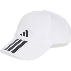 adidas Unisex Baseball Cap 3 Stripes Climaproof, White/Black, XS-S adidas Unisex Baseball Cap 3 Stripes Climaproof, White/Black, XS-S