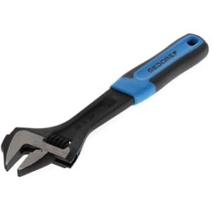 GEDORE Single open-ended adjustable spanner, AF 30 mm (1 3/16"), Scale, Phosphated, Plastic grip 60 S 10 JP GEDORE Single open-ended adjustable spanner, AF 30 mm (1 3/16"), Scale, Phosphated, Plastic grip 60 S 10 JP