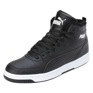 Puma Unisex Rebound Joy Fur Sneaker, Black White, 5 UK Puma Unisex Rebound Joy Fur Sneaker, Black White, 5 UK