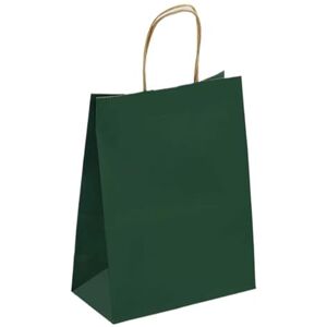 UALXPAO 10/30/50pcs Holiday Party Gift Bag with Handle Jewelry Shopping Bag Christmas Valentine's Day Marriage Gift Colored Paper Bag Paper Party Bags(Green1,15x21cmx30PCS) UALXPAO 10/30/50pcs Holiday Party Gift Bag with Handle Jewelry Shopping Bag Christmas Valentine's Day Marriage Gift Colored Paper Bag Paper Party Bags(Green1,15x21cmx30PCS)