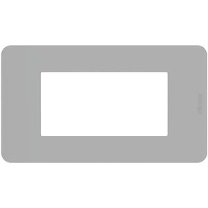 Bticino MatixGO Technopolymer Material Plate Grey JA4804JG Plate MatixGO 4 modules Bticino MatixGO Technopolymer Material Plate Grey JA4804JG Plate MatixGO 4 modules