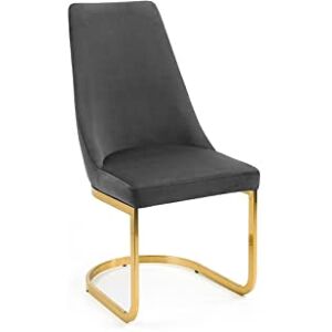 Julian Bowen Set Of 2 Vittoria Cantilever Dining Chairs,Grey Julian Bowen Set Of 2 Vittoria Cantilever Dining Chairs,Grey