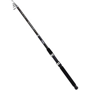 Mitchell Adventure II Tele Spinning Rod Allround Fishing, Glass Composite Spin Rod for Freshwater & Sea, Unisex, Black/Orange, 2.4m 10-35g Mitchell Adventure II Tele Spinning Rod Allround Fishing, Glass Composite Spin Rod for Freshwater & Sea, Unisex, Black/Orange, 2.4m 10-35g