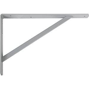 Amig Shelf Bracket Stainless Steel Model 9 Metal Bracket for Shelves Shelf Bracket Colour Metallic Grey Dimensions: 600 x 375 mm Recommended Max Weight: 185 kg Amig Shelf Bracket Stainless Steel Model 9 Metal Bracket for Shelves Shelf Bracket Colour Metallic Grey Dimensions: 600 x 375 mm Recommended Max Weight: 185 kg