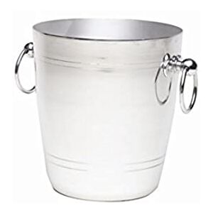 Genware NEV-14N Wine Bucket, Aluminium, 7.1/2" x 8.1/2" Diameter Genware NEV-14N Wine Bucket, Aluminium, 7.1/2" x 8.1/2" Diameter