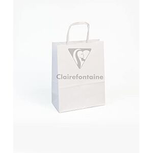 Clairefontaine 395608C A Pack Of 25 Kraft Gift Bags 16x8x21cm 100g Colour: White Twisted Handles Ideal For: Gift Wrapping, Food Industry, Basic Kraft Bag Clairefontaine 395608C A Pack Of 25 Kraft Gift Bags 16x8x21cm 100g Colour: White Twisted Handles Ideal For: Gift Wrapping, Food Industry, Basic Kraft Bag