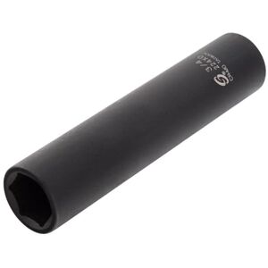 Sunex TOOLS 224XD, 1/2 Inch Drive, 3/4 Inch Extra Long Deep, Impact Socket, Cr-Mo Alloy Steel, Radius Corner Design, Dual Size Markings Sunex TOOLS 224XD, 1/2 Inch Drive, 3/4 Inch Extra Long Deep, Impact Socket, Cr-Mo Alloy Steel, Radius Corner Design, Dual Size Markings