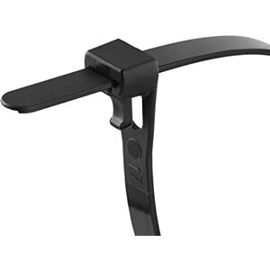 REV Cable Ties 200 x 7.6 Resealable Pack of 25 Black REV Cable Ties 200 x 7.6 Resealable Pack of 25 Black
