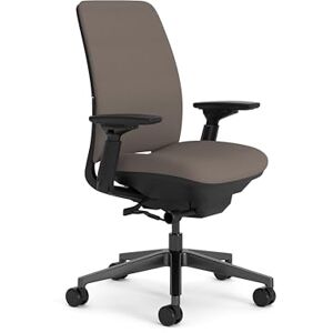 Steelcase Amia Ergonomic Office Chair with LiveLumbar Back Support And 4D Armrest Mocca; Made in Europe Steelcase Amia Ergonomic Office Chair with LiveLumbar Back Support And 4D Armrest Mocca; Made in Europe