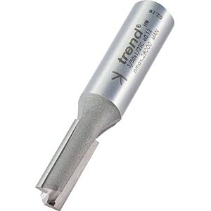 Trend Professional Straight Two Flute Router Cutter, 1/2 Inch Shank, 9.5mm Cut Diameter, Tungsten Carbide Tipped, 3/50X1/2TC Trend Professional Straight Two Flute Router Cutter, 1/2 Inch Shank, 9.5mm Cut Diameter, Tungsten Carbide Tipped, 3/50X1/2TC
