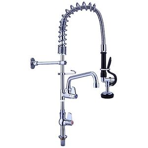 Stalwart DA-EQ7803A Pre Rinse Spray Unit Deck Mount Single Inlet Height 600mm Stainless Steel Stalwart DA-EQ7803A Pre Rinse Spray Unit Deck Mount Single Inlet Height 600mm Stainless Steel