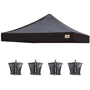 ABCCANOPY 2.5x2.5m Pop Up Gazebo Replacement Top Cover 100% Waterproof Choose 18+ Colors, Bonus 4 x Weight Bags, (Heat Sealed Seam) ABCCANOPY 2.5x2.5m Pop Up Gazebo Replacement Top Cover 100% Waterproof Choose 18+ Colors, Bonus 4 x Weight Bags, (Heat Sealed Seam)