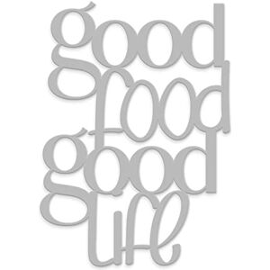 Declea Wooden Written for Kitchen Phrase Quote Good Food, Handmade Decorative Writing Decor Declea Wooden Written for Kitchen Phrase Quote Good Food, Handmade Decorative Writing Decor