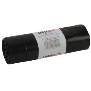 Semy Top LDPE Bin Liner Bags with Tie-Top 700 1000 mm Type 100 Approx. 110 L (120 Pack of Bags) Black Semy Top LDPE Bin Liner Bags with Tie-Top 700 1000 mm Type 100 Approx. 110 L (120 Pack of Bags) Black
