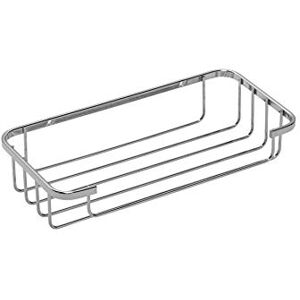 Croydex Chrome Wall Mounted Cosmetic Shower Basket for Bathroom, 5 Year Rust Free Guarantee, Silver Croydex Chrome Wall Mounted Cosmetic Shower Basket for Bathroom, 5 Year Rust Free Guarantee, Silver