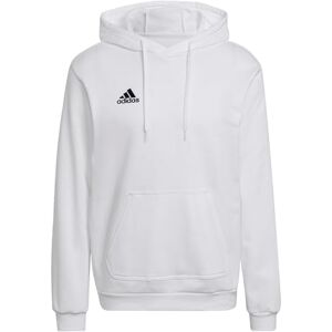 adidas Men's Entrada 22 Sweat Hoodie, White / Black, XXL adidas Men's Entrada 22 Sweat Hoodie, White / Black, XXL