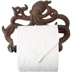 Comfify Decorative Cast Iron Octopus Toilet Paper Roll Holder – Wall Mounted Octopus Décor for Bathroom – Kraken, Nautical Bathroom Accessories – Easy to Install with included Screws and Anchors Rust Brown Comfify Decorative Cast Iron Octopus Toilet Paper Roll Holder – Wall Mounted Octopus Décor for Bathroom – Kraken, Nautical Bathroom Accessories – Easy to Install with included Screws and Anchors Rust Brown
