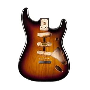 Fender Classic Series 60's Stratocaster® SSS Alder Body Vintage Bridge Mount, 3-Color Sunburst Fender Classic Series 60's Stratocaster® SSS Alder Body Vintage Bridge Mount, 3-Color Sunburst