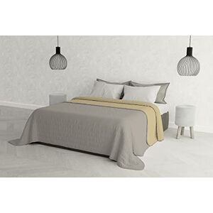Italian Bed Linen MB Home Italy “Elegant” Summer Quilt, 260x270 cm, Cream/Light Grey Italian Bed Linen MB Home Italy “Elegant” Summer Quilt, 260x270 cm, Cream/Light Grey