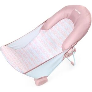 Ingenuity Foldaway 2-Position Bather, 2-Position Adjustable Support Baby Bath seat for Sink or Bathtub, Ages 0-6 Months, up to 20 pounds, Pink Ingenuity Foldaway 2-Position Bather, 2-Position Adjustable Support Baby Bath seat for Sink or Bathtub, Ages 0-6 Months, up to 20 pounds, Pink