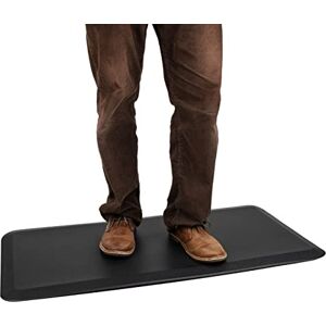 Mind Reader Waterproof, Standing Desk Mat, Rubber, 20.25" 0.75" H, Black, 39.5" L x 20.3" W x 0.8" Th Mind Reader Waterproof, Standing Desk Mat, Rubber, 20.25" 0.75" H, Black, 39.5" L x 20.3" W x 0.8" Th