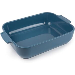 PEUGEOT Rectangular Ceramic Baking Dish 32 cm (including handles) x 20 cm x 6.5 cm Capacity: 2.7 L 4-5 Servings 10 Year Guarantee Made In France Light Blue Colour PEUGEOT Rectangular Ceramic Baking Dish 32 cm (including handles) x 20 cm x 6.5 cm Capacity: 2.7 L 4-5 Servings 10 Year Guarantee Made In France Light Blue Colour