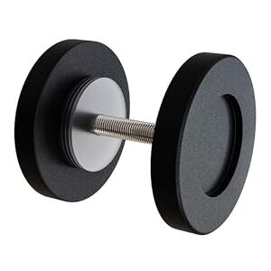 Amig Round Mortise Sliding Door Handle 50 mm Black Steel for 35 mm Doors Robust and Elegant Circular Design Mod. SD041 Amig Round Mortise Sliding Door Handle 50 mm Black Steel for 35 mm Doors Robust and Elegant Circular Design Mod. SD041