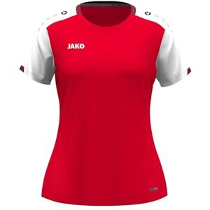 JAKO Women's Dynamic T-Shirt, Red/White/Dark Red, XL JAKO Women's Dynamic T-Shirt, Red/White/Dark Red, XL