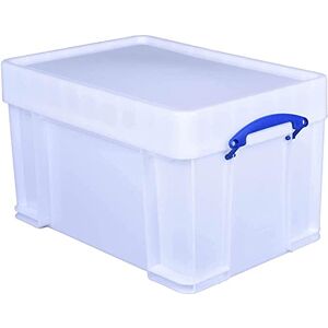 Really Useful Box Plastic Storage 48 Litre with XL Lid White Strong Really Useful Box Plastic Storage 48 Litre with XL Lid White Strong