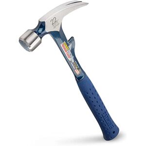 Estwing E6-22TM 22oz 13.5-inch Milled Face Hammertooth Hammer with Vinyl Shock Reduction Grip Estwing E6-22TM 22oz 13.5-inch Milled Face Hammertooth Hammer with Vinyl Shock Reduction Grip