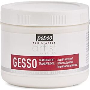 PEBEO 523850 500 ml Gesso, Transparent PEBEO 523850 500 ml Gesso, Transparent