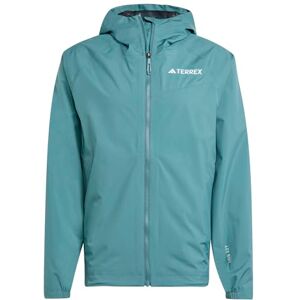 adidas Men's Terrex Multi 2 Layer RAIN.RDY Jacket, preloved teal, XXL adidas Men's Terrex Multi 2 Layer RAIN.RDY Jacket, preloved teal, XXL