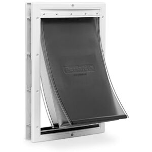 PetSafe Extreme Weather Aluminum Pet Door Energy-Saving Thermal Barrier Pet Flap with Slide-in Door Locking & Secure Flap Cover Plastic Frame for Dogs Up to 220 lb Large PetSafe Extreme Weather Aluminum Pet Door Energy-Saving Thermal Barrier Pet Flap with Slide-in Door Locking & Secure Flap Cover Plastic Frame for Dogs Up to 220 lb Large