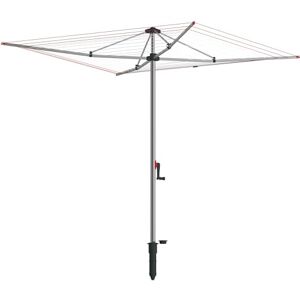 Vileda Supadry Hoist Rotary Washing Line 60m Clothes Line for Outside with Adjustable Height for Easy Loading Hoist Mechanism with Individual Line Tensioners Holds up to 5 Wash Loads Vileda Supadry Hoist Rotary Washing Line 60m Clothes Line for Outside with Adjustable Height for Easy Loading Hoist Mechanism with Individual Line Tensioners Holds up to 5 Wash Loads