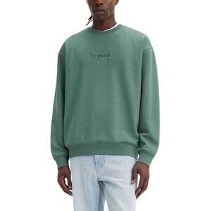 Levi's Men's Relaxd Graphic Crew Sweatshirt, Bw Crew Dark Forest, XS Levi's Men's Relaxd Graphic Crew Sweatshirt, Bw Crew Dark Forest, XS
