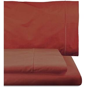 Lasa Royal Bed sheet set with flat sheet, 180 x 285 cm, fitted sheet, 108 x 200 cm, pillow case, 45 x 130 cm, bordeaux color Lasa Royal Bed sheet set with flat sheet, 180 x 285 cm, fitted sheet, 108 x 200 cm, pillow case, 45 x 130 cm, bordeaux color